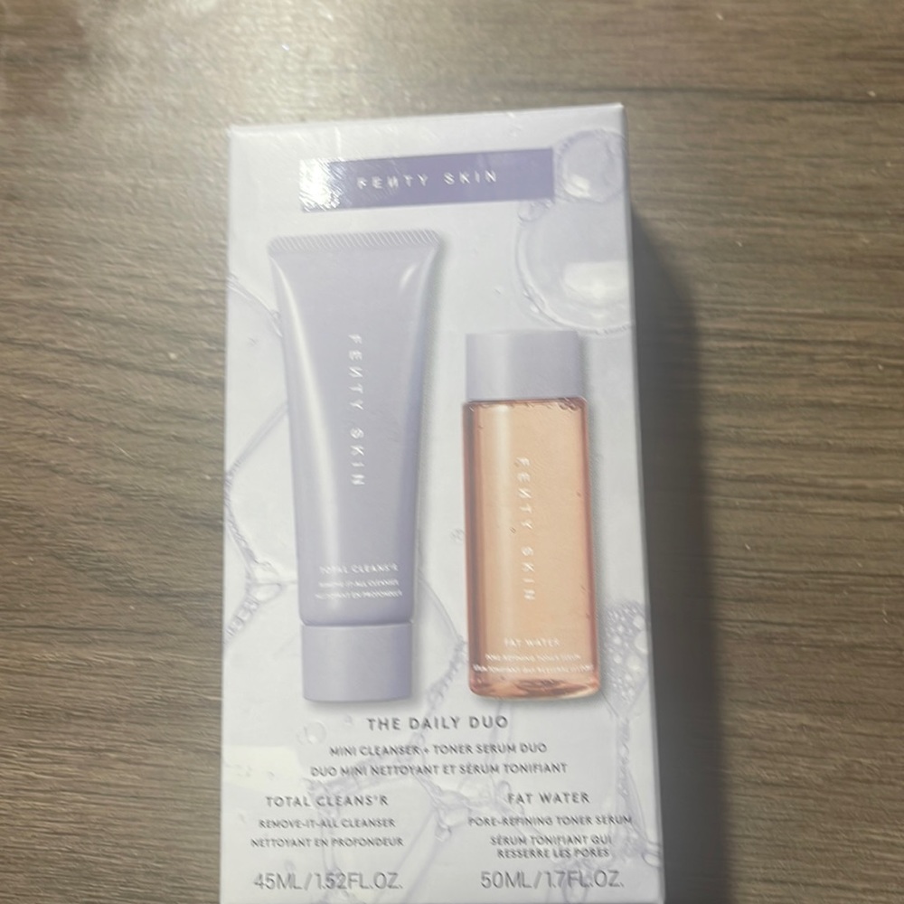 Fenty Skin “The Daily Duo” Mini Cleanser and Toner Serum Duo!